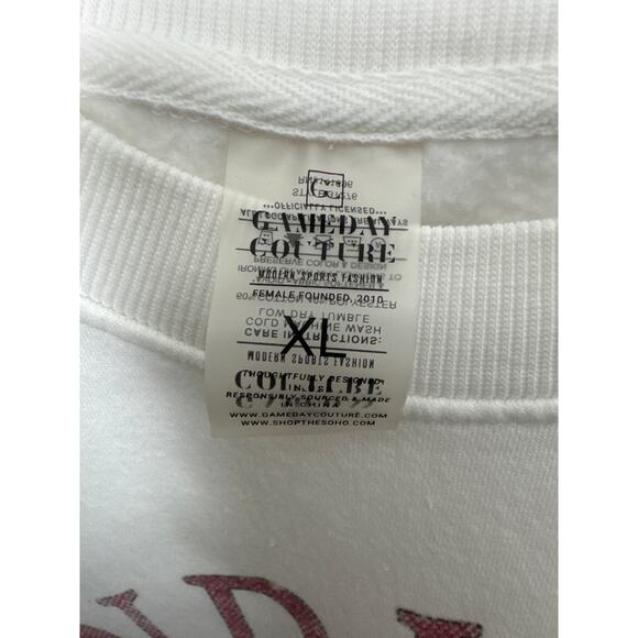 Gameday IU Indiana Hoosiers Sweatshirt Pullover Logo Women’s XL - Picture 5 of 5